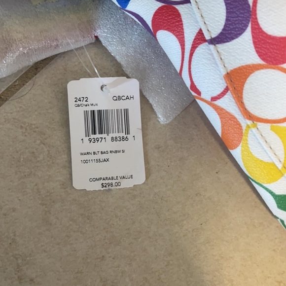 Multi color Coach fanny pack - Picture 3 of 3